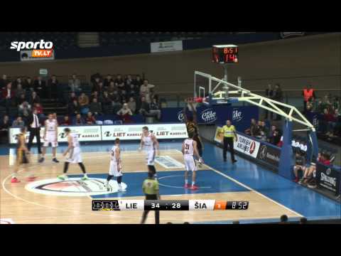 SportoTV.lt: BBL Panevėžio "Lietkabelis" - Šiaulių "Šiauliai" highlights 2015 03 04