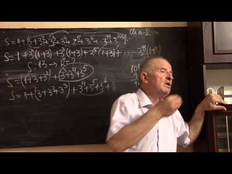 2/2 Lectia 1551 - Clasa 5 - Calculul unor sume de puteri | Teorema impartirii cu rest