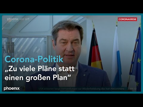 Markus Söder zur Corona-Strategie der Bundesregierung am 07.04.21