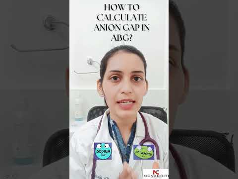 Calculation of anion gap in case of metabolic acidosis in ABG