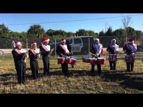 NSBHS Barracuda Band Drumline: "Gotta Move" and "Chocolate Thunder" cadences