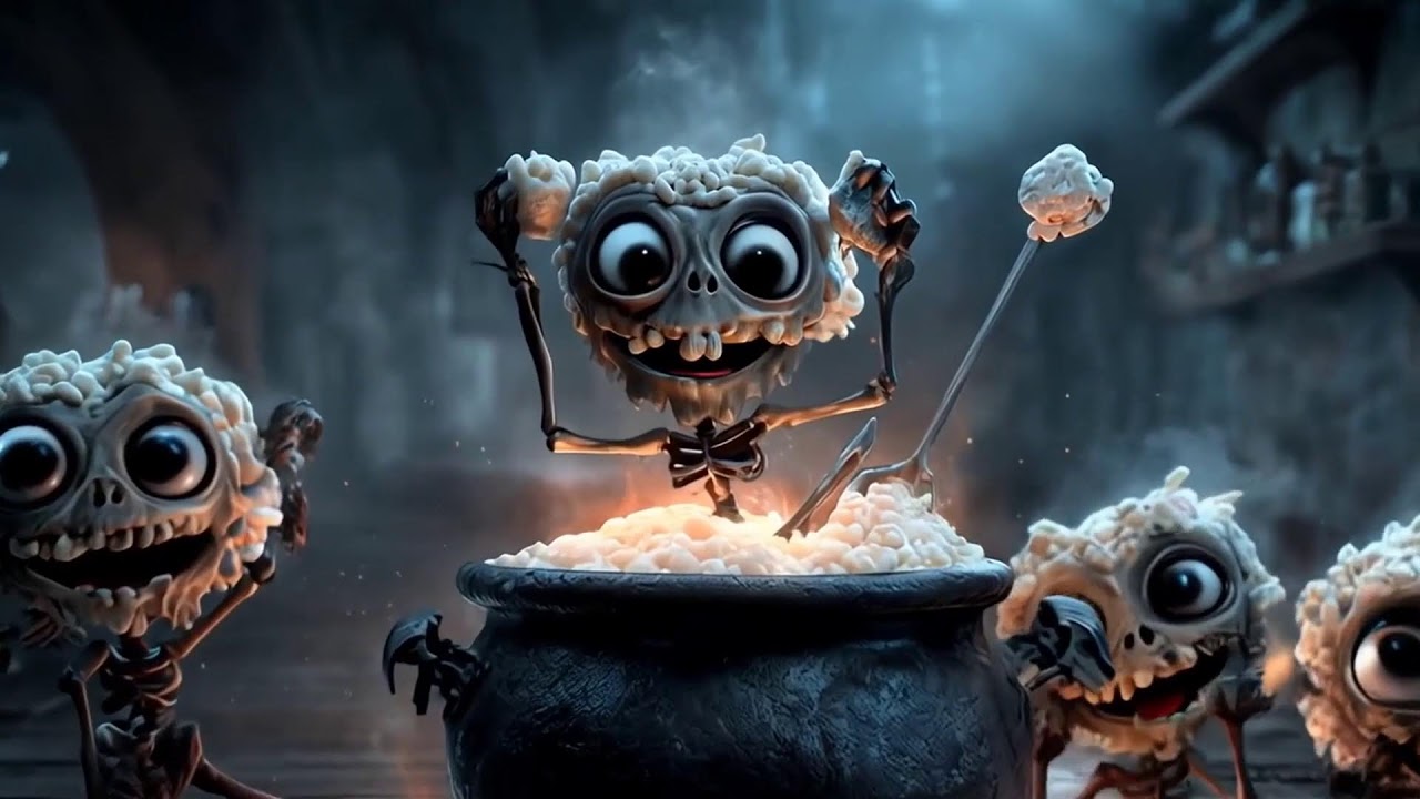 Continuous Halloween Dancing Characters Stream