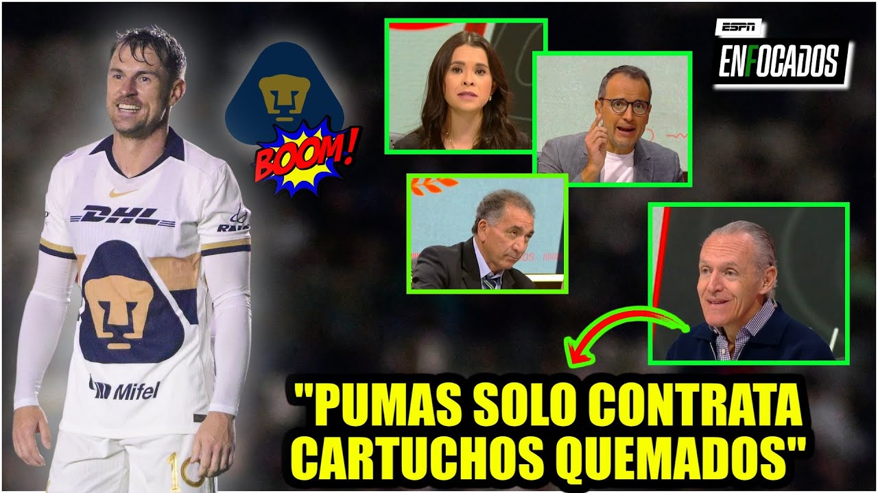 AARON RAMSEY tuvo PRESENCIA FANTASMAL, en un PUMAS que se dirige al FRACASO en LIGA MX | Enfocados