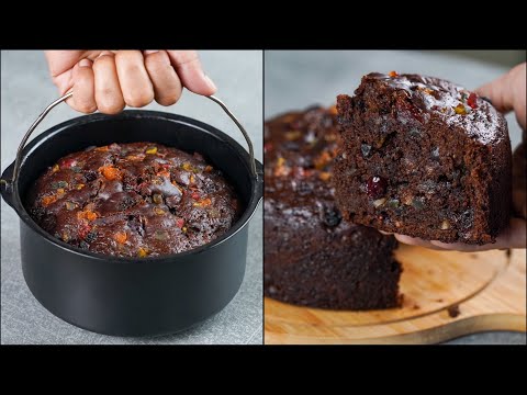 Chocolate Fruits Cake Recipe | Chocolate Fruits & Nuts Cake | Christmas Special Recipe | N'Oven