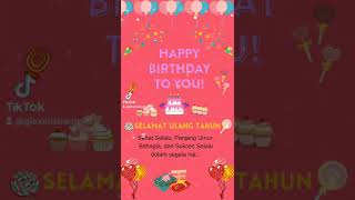 Download lagu Happy birthday to you, ucapan selamat ulang tahun #happybirthday #selamatulangtahun mp3 Download lagu Happy birthday to you, ucapan selamat ulang tahun #happybirthday #selamatulangtahun mp3