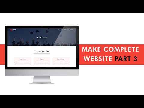How To Make Website Using HTML CSS | Full Responsive Multi Page Website Design Step by Step