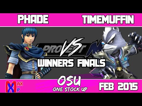 OSU 2/15 - Time Muffin (Wolf) vs Phade (Marth) - Project M - Winners Finals