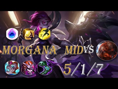 Morgana Vs Gragas Mid. After Game Enemy Gragas Asked How To Play Vs Morgana Better Next Game.