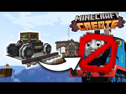 Insane Minecraft Build with Train Parts! 🚂