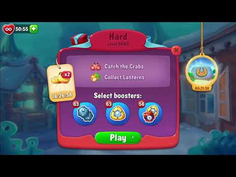 FISHDOM:  Level 9080 Hard level No boosters.