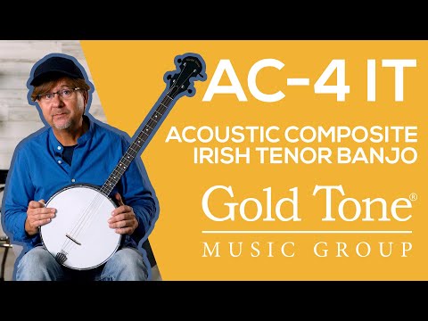 AC-4 IT: Acoustic Composite 4-String Open Back Irish Tenor Banjo