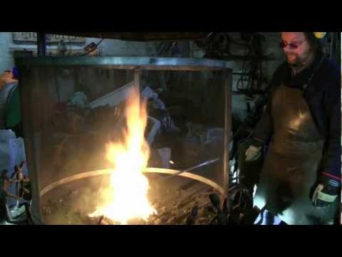 NORWAY LOFOTEN ISLANDS NORWAY SUND BLACKSMITH TOR VEGARD MAKES A CORMORANT.