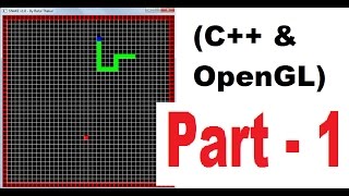 Download the video "OpenGL & C++ game programming tutorial ( 2D ) | PART 1 | Creating a snake Game"