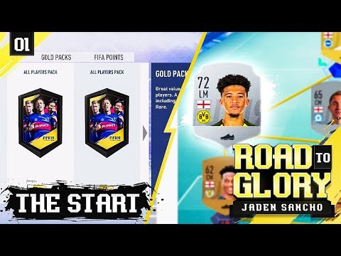 THE BEGINNING!! JADON SANCHO ROAD TO GLORY!! #1 - FIFA 19 ULTIMATE TEAM