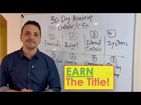 30-Day Roadmap for New Controller or CFO (My Blueprint)