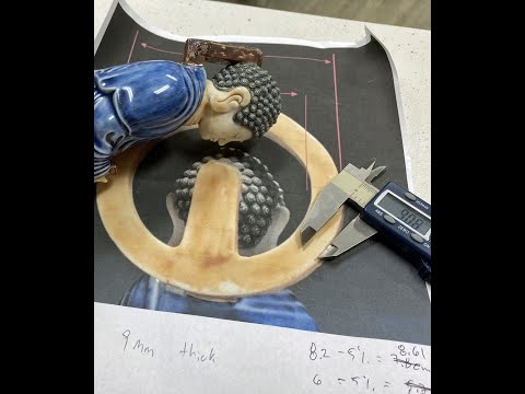 Buddha Statue Missing Halo Restoration Using the Pottery Wheel video