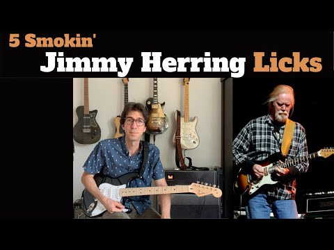 5 SMOKIN' Jimmy Herring Blues/Fusion Licks - Guitar Lesson
