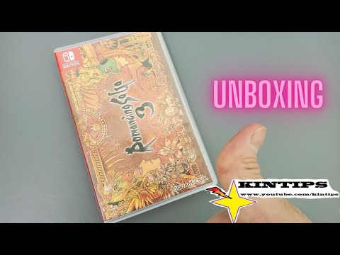 Kintips Unboxing Romancing Saga 3 Remaster Physical IMPORT English Square Enix Nintendo Switch