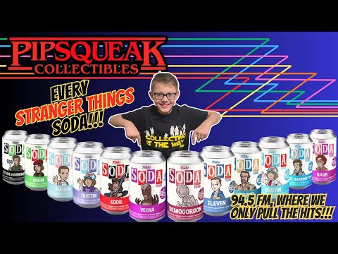 Let's rip open Every Stranger Things Soda!
