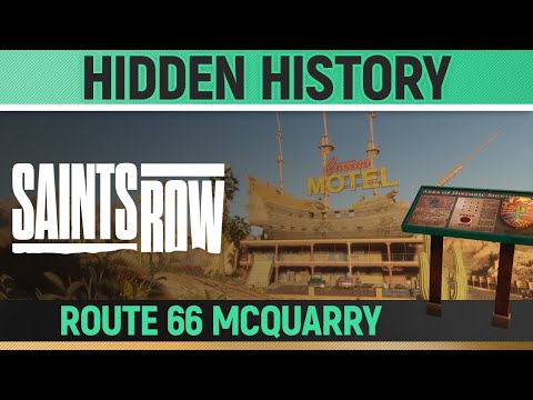 Saints Row - Hidden History - Route 66 McQuarry 🏆 All 5 Points Guide