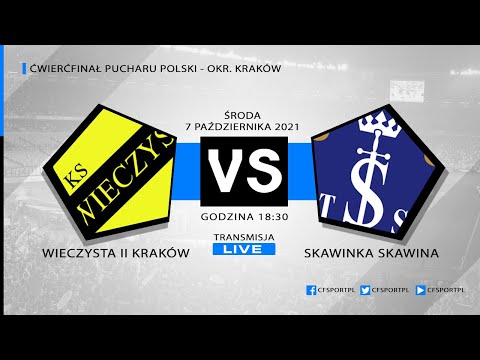 LIVE: Wieczysta II Kraków - Skawinka Skawina