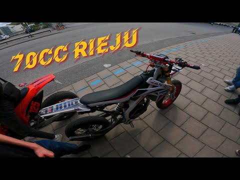 I rode a 70cc RIEJU!