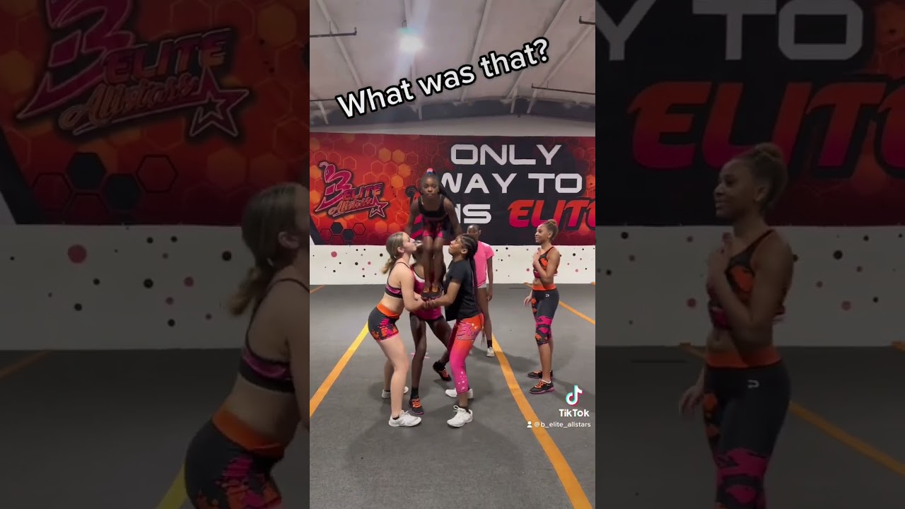 #shorts #blooper #fail #cheer #cheerstunts #blackgirlscheer #allstarcheer #beliteallstars #black
