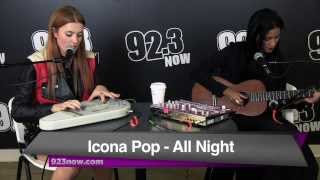 Icona Pop perform &quot;All Night&quot; at 92.3 NOW in New York City