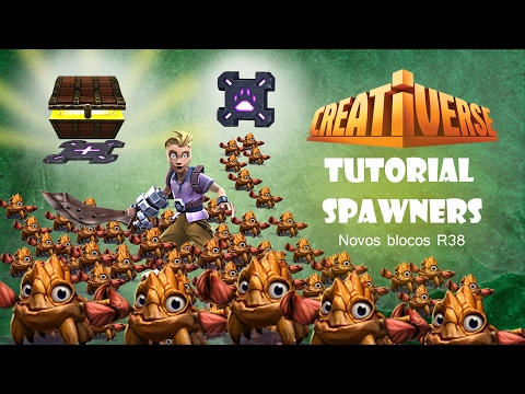Creativerse - Spawners Tutorial (New R38 Blocks) (English Captions)