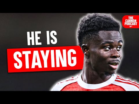 Bukayo Saka SIGNS for FIVE YEARS.