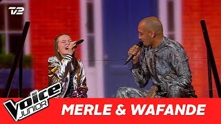 Merle &amp; Wafande | &quot;Gi&#39; mig et smil&quot; af Wafande | Finale | Voice Junior 2017