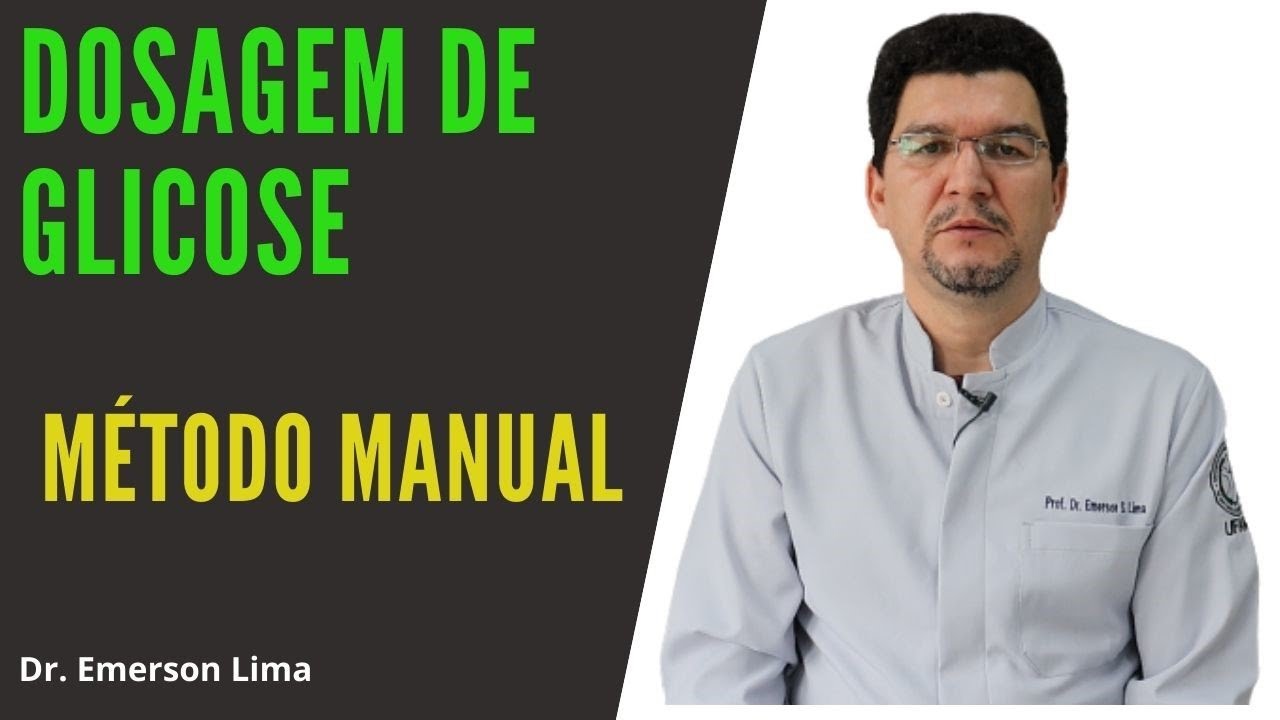 Dosagem de glicose de forma manual
