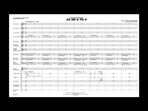 25 or 6 to 4 by Robert Lamm/arr. Paul Murtha