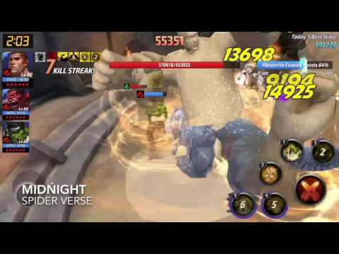 [Marvel Future Fight] ABX Combat/Villain Sandman 163K