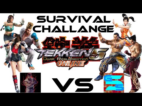 Tekken 5 dark Resurrektion Survivial Challenge Asuka, Paul und Julia PS3 Gameplay