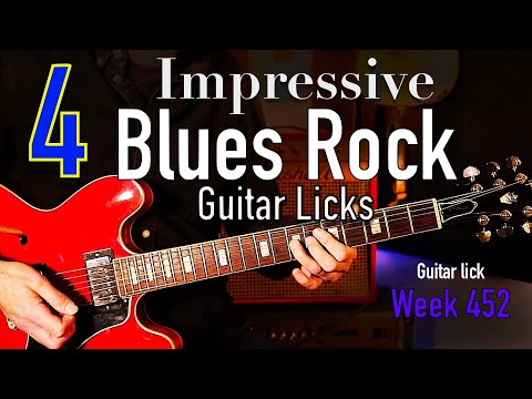 4 Excellent Licks Blues Rock Style - Lick Friday Week 452