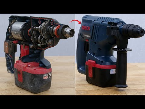 Bosch 24V Rotary Hammer Drill Restoration | GBH 24VF