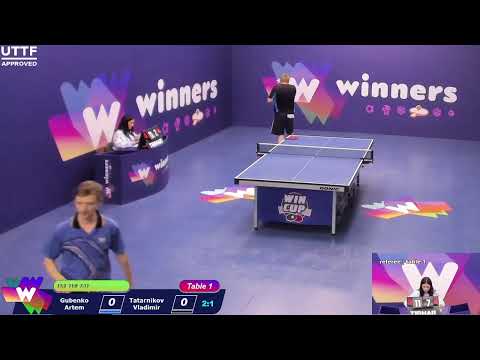 WINners CUP table 1 16.01 Gubenko Artem - Tatarnikov Vladimir 20:00