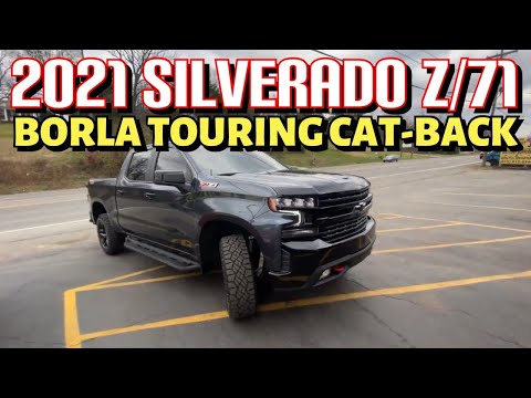 2021 Chevy Silverado Z/71 DUAL EXHAUST w/ BORLA TOURING CAT BACK!
