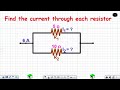 Find The Current Through Each Resistor Grade 12 Physical Sciences