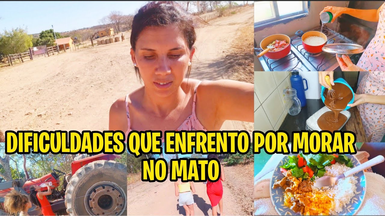 DIFICULDES QUE ESTOU ENFRENTANDO POR MORAR NO MEIO DO MATO/ AS VEZES DÁ VONTADE DE DESISTIR