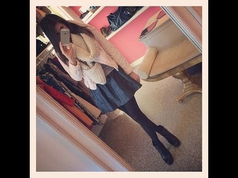 Tights and Skirts in the Winter - YouTube