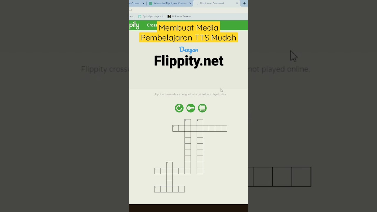 cara Mudah Membuat Media Pembelajaran TTS dengan Flippity.net
