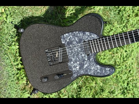 Custom Pre-order! Telecaster HH Metallic Black Sparkle Flake 4-Way Coil Split image 15