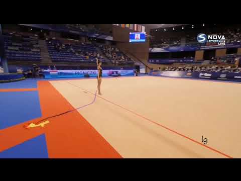 Fanni Pigniczki Ribbon All-around European Championships Varna 2021