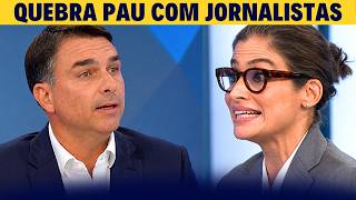 Flávio Bolsonaro ENCAROU Jornalistas em Sabatina da Globo