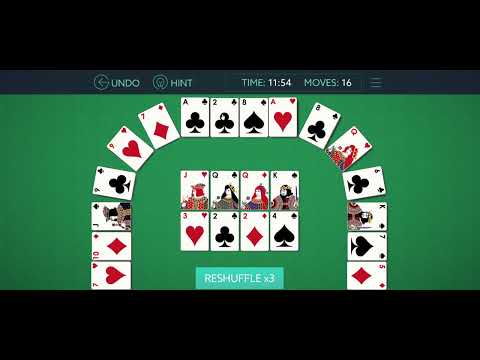 Online Games - Crescent Solitaire - Free Online Card Game