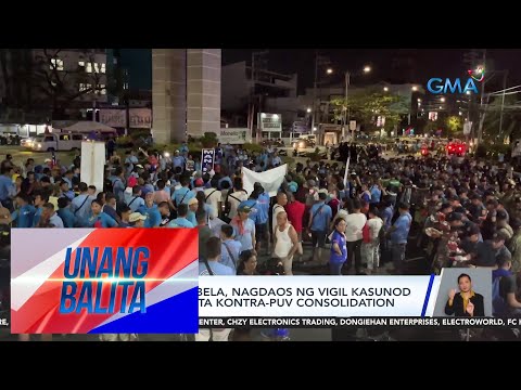 PISTON at MANIBELA, nagdaos ng vigil kasunod ng mga protesta kontra-PUV consolidation UB