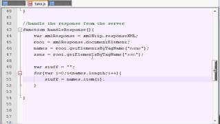 AJAX Tutorial - 33 - Looping Through and Displaying Employee Information