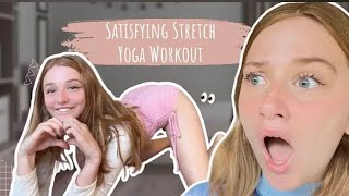 Bella Bumzy Yoga and Gymnastics Flow for teens 🔥😍🐈😱